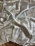TRADITIONAL SOFT TISSUE SILK SILVER ZARI BORDER WORK SAREE WITH UNSTITCHED BLOUSE PARTY WEAR WHOLESALE PRICE ETHNIC GARMENT (6)