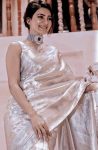 TRADITIONAL SOFT TISSUE SILK SILVER ZARI BORDER WORK SAREE WITH UNSTITCHED BLOUSE PARTY WEAR WHOLESALE PRICE ETHNIC GARMENT (6)