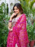 TRADITIONAL TISSUE SILK EMBROIDERY THREAD SEQUENCE WORK LEHENGA CHOLI WITH DUPATTA PARTY WEAR WHOLESALE PRICE ETHNIC GARMENT (3)