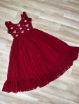 TRENDING BLOOMING GEORGETTE THREAD SEQUENCE EMBROIDERY WORK ONLY GOWN PARTY WEAR WHOLESALE PRICE ETHNIC GARMENT (13)