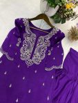 TRENDING CHINON CODING SEQUENCE EMBROIDERY WORK TOP LEHENGA WITH DUPATTA PARTY WEAR WHOLESALE PRICE ETHNIC GARMENT (6)