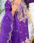 TRENDING CHINON CODING SEQUENCE EMBROIDERY WORK TOP LEHENGA WITH DUPATTA PARTY WEAR WHOLESALE PRICE ETHNIC GARMENT (6)