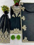 TRENDING CHINON SILK EMBROIDERY WORK TOP PALAZZO WITH DUPATTA FESTIVE WEAR WHOLESALE PRICE ETHNIC GARMENT (2)