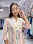 TRENDING COTTON PRINTED BUTTON WORK TOP PENT SET PARTY WEAR WHOLESALE PRICE ETHNIC GARMENT (3)
