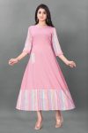 TRENDING COTTON PRINTED WITH ONE POCKET ANARKALI GOWN PARTY WEAR WHOLESALE PRICE ETHNIC GARMENT (3)