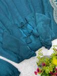 TRENDING FENDY SILK PLAIN GOWN BOTTOM WITH EMBROIDERY WORK DUPATTA PARTY WEAR WHOLESALE PRICE ETHNIC GARMENT (4)