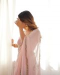 TRENDING GEORGETTE READYMADE LACE HANDWORK SAREE WITH UNSTITCHED BLOUSE PARTY WEAR WHOLESALE PRICE ETHNIC GARMENT (3)