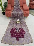 TRENDING JIMMY CHOO EMBROIDERY SEQUENCE WORK SAREE WITH UNSTITCHED BLOUSE PARTY WEAR WHOLESALE PRICE ETHNIC GARMENT (3)