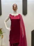 TRENDING MOSS SATIN PLAIN TOP PATIYALA WITH DUPATTA PARTY WEAR WHOLESALE PRICE ETHNIC GARMENT (3)
