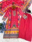 TRENDING MUSLIN DIGITAL PRINTED MIRROR HAND WORK TOP BOTTOM WITH DUPATTA PARTY WEAR WHOLESALE PRICE ETHNIC GARMENT (2)