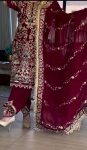 TRENDING NATURAL CREPE EMBROIDERY SEQUENCE WORK TOP PATIYALA WITH DUPATTA PARTY WEAR WHOLESALE PRICE ETHNIC GARMENT (3)