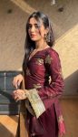 TRENDING NATURAL CREPE SILK EMBROIDERY SEQUENCE LACE WORK TOP PALAZZO WITH DUPATTA PARTY WEAR WHOLESALE PRICE ETHNIC GARMENT (3)