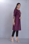 TRENDING RAYON FOIL PRINTED KURTI PARTY WEAR WHOLESALE PRICE ETHNIC GARMENT (5)