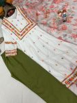 TRENDING RAYON THREAD EMBROIDERY WORK NAYRA CUT TOP BOTTOM WITH DUPATTA PARTY WEAR WHOLESALE PRICE ETHNIC GARMENT (3)