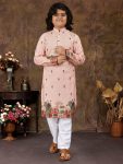 TRENDING RAYON ZARI CROCHET WORK KID’S KURTA WITH PAYJAMA PARTY WEAR WHOLESALE PRICE ETHNIC GARMENT (5)