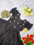 TRENDING SOFT COTTON HAND PEARL WORK ONE PIECE PARTY WEAR WHOLESALE PRICE ETHNIC GARMENT (1)