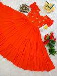 TRENDING SOFT COTTON HAND PEARL WORK ONE PIECE PARTY WEAR WHOLESALE PRICE ETHNIC GARMENT (3)