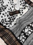 TRENDING SOFT DOLA SILK JACQUARD WEAVING BORDER AND KALAMKARI PRINTED SAREE WITH UNSTITCHED BLOUSE PARTY WEAR WHOLESALE PRICE ETHNIC GARMENT (3)