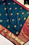 TRENDING SOFT SILK ZARI WEAVING WORK SAREE WITH UNSTITCHED BLOUSE PARTY WEAR WHOLESALE PRICE ETHNIC GARMENT (2)
