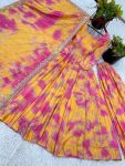 TRENDING VICHITRA SILK DIGITAL PRINTED PLAIN GOWN BOTTOM WITH SEQUENCE CODING WORK DUPATTA PARTY WEAR WHOLESALE PRICE ETHNIC GARMENT (5)
