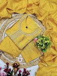 VISCOSE BLEND EMBROIDERY WORK TOP BOTTOM WITH DUPATTA FESTIVE WEAR WHOLESALE PRICE ETHNIC GARMENT (3)