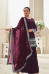 1DESIGNER GEORGETTE EMBROIDERY SEQUENCE WORK TOP SHARARA WITH DUPATTA FESTIVE WEAR WHOLESALE PRICE ETHNIC GARMENT (3)