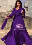 1DESIGNER NATURAL CREEP SILK BEADS WITH THREAD AND SEQUENCE WORK TOP LEHENGA WITH DUPATTA WEDDING WEAR WHOLESALE PRICE ETHNIC GARMENT (19)
