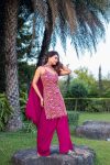 1FANCY CHINON EMBROIDERY WORK TOP PALAZZO WITH DUPATTA FESTIVE WEAR WHOLESALE PRICE ETHNIC GARMENT (13)