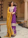 1FANCY VICHITRA SILK EMBROIDERY THREAD AND SEQUENCE WORK TOP PALAZZO WITH DUPATTA FESTIVE WEAR WHOLESALE PRICE ETHNIC GARMENT (9)