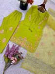 1FASHIONABLE CREPE SILK EMBROIDERY SEQUENCE WORK TOP PALAZZO WITH DUPATTA FESTIVE WEAR WHOLESALE PRICE ETHNIC GARMENT (12)