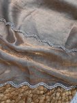 1LUXURY SPACE SILK JARKAN DIAMOND WORK SAREE WITH UNSTITCHED BLOUSE PARTY WEAR WHOLESALE PRICE ETHNIC GARMENT (28)