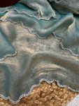 1LUXURY SPACE SILK JARKAN DIAMOND WORK SAREE WITH UNSTITCHED BLOUSE PARTY WEAR WHOLESALE PRICE ETHNIC GARMENT (18)