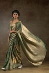 1LUXURY SPACE SILK JARKAN DIAMOND WORK SAREE WITH UNSTITCHED BLOUSE PARTY WEAR WHOLESALE PRICE ETHNIC GARMENT (25)