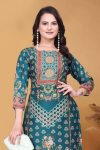 1NEW ARRIVAL MUSLIN DIGITAL PRINTED TOP BOTTOM SET CASUAL WEAR WHOLESALE PRICE ETHNIC GARMENT (23)