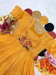 1RICH LOOK SOFT KOTA CHECKS HANDWORK ONE PIECE FESTIVAL WEAR WHOLESALE PRICE ETHNIC GARMENT (4)
