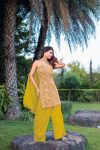 2FANCY CHINON EMBROIDERY WORK TOP PALAZZO WITH DUPATTA FESTIVE WEAR WHOLESALE PRICE ETHNIC GARMENT (4)