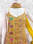 2FANCY CHINON EMBROIDERY WORK TOP PALAZZO WITH DUPATTA FESTIVE WEAR WHOLESALE PRICE ETHNIC GARMENT (4)