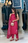 2FANCY FRENCH CREPE PRINTED TOP BOTTOM WITH DUPATTA FESTIVE WEAR WHOLESALE PRICE ETHNIC GARMENT (12)