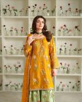 ATTRACTIVE CREPE SILK EMBROIDERY SEQUENCE WORK TOP PALAZZO WITH DUPATTA FESTIVE WEAR WHOLESALE PRICE ETHNIC GARMENT (10)