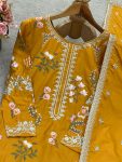 ATTRACTIVE CREPE SILK EMBROIDERY SEQUENCE WORK TOP PALAZZO WITH DUPATTA FESTIVE WEAR WHOLESALE PRICE ETHNIC GARMENT (10)