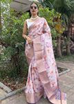 ATTRACTIVE DOLA KANJIVARAM SILK ZARI WEAVING PATTA WITH DIGITAL PRINT SAREE WITH UNSTITCHED BLOUSE SEASONABLE WEAR WHOLESALE PRICE ETHNIC GARMENT (2)