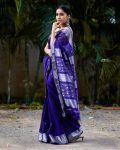 ATTRACTIVE SOFT LICHI SILK JACQUARD WORK SAREE WITH UNSTITCHED BLOUSE FEASTIVAL WEAR WHOLESALE PRICE ETHNICGARMENT (16)