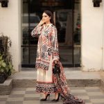 BOLLYWOOD AMERICAN CREPE  DIGITAL PRINT WORK TOP PALAZZO WITH DUPATTA CREAM