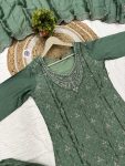 BOLLYWOOD CHINON EMBROIDERY WORK TOP PALAZZO WITH DUPATTA WEDDING WEAR WHOLESALE PRICE ETHNIC GARMENT (3)