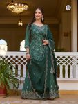 BOLLYWOOD CHINON EMBROIDERY WORK TOP PALAZZO WITH DUPATTA WEDDING WEAR WHOLESALE PRICE ETHNIC GARMENT (3)