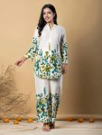 BOLLYWOOD COTTON SILK DIGITAL PRINT CO-ORD SET OFFICE WEAR WHOLESALE PRICE ETHNIC GARMENT (28)