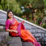 BOLLYWOOD LICHI SILK JACQUARD BORDER SAREE WITH UNSTITCHED BLOUSE FESTIVE WEAR WHOLESALE PRICE ETHNIC GARMENT (5)