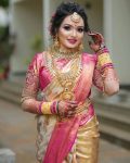 BOLLYWOOD LICHI SILK JACQUARD BORDER WORK SAREE WITH UNSTICHED BLOUSE FESTIVE WEAR WHOLWSALE PRICE ETHNIC GARMENT (3)