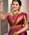 BOLLYWOOD LICHI SILK JACQUARD BORDER WORK SAREE WITH UNSTITCHED BLOUSE FESTIVE WEAR WHOLESALE PRICE ETHNIC GARMENT (5)