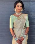 BOLLYWOOD LICHI SILK JACQUARD WORK SAREE WITH UNSTITCHED BLOUSE WHOLESALE PRICE ETHNIC GARMENT (1)